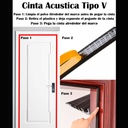 Tira De Sellado Tipo V De 10x5.5 mm x 5 mts 