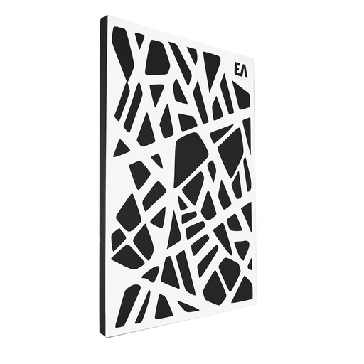 Panel Difusor Blanco Con Lana Roca 